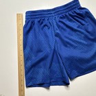 Nike Dri-fit Youth Blue Mesh Polyester Athletic Shorts Size M Drawstring Logo