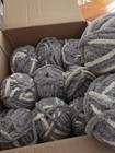 Lot Of 11 Bernat Blanket Extra Yarn Silver Steel 10 5 Oz 300g  New Skeins 97 Yds