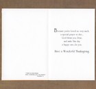 Religious Vintage Thanksgiving Card For Granddaughter  Kitten     Sunshine Line     