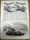 1852 Illustrated Newspaper With A Front Page View   Description Of New York City