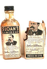Lot Of 2 Antique Bottles - 5  Sloan s Liniment   4 3 4  White Clover Cream