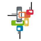 Mid-century Modern Wall Art  Wood   Metal Wall Sculpture 43x24 By Art69