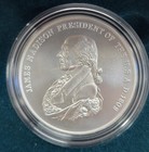 1oz Silver Us Presidential Medal  James Madison  Box  cert Us Mint 