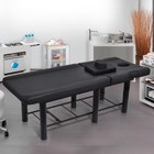 Black Heavy Duty Wide Massage Table Facial Bed Salon Beauty