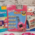 Vtg Sealed Toy Keychain Lot 5 Tiger Giga Pet   Etch A Sketch   Monopoly   Snoopy