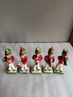 Vintage Ceramic Marching Band Figures That Are Also Whistles From Portugal