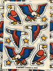 Eagle   Star Sticker Transfers 1984 Mark 1 Iron On Scratch   Sniff  5 Sheets