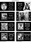 Premium Pet Grave Marker Headstone  large 12  X 8  X 2   For Dogs   Cats