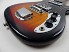 Vintage 1960s Teisco Model 559-1405 Electric Guitar Sunburst