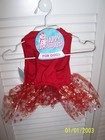 Christmas Holiday Dog Apparel   Sparkle All The Way   Medium Fits 17 - 20  New