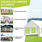 16 x20 canopy Party Tent Heavy Duty Carport Outdoor Wedding Gazebo Event Shelter