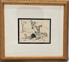 1974 disney  Winnie The Pooh And Tiger Too-original Storyboard-tigger piglet