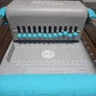 The Cinch Book Binding Hole Punch Machine - We-r-memory Keepers  gray And Teal 