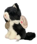 Yomiko Classics Black   White Cat Plush Kitten Very Soft Excellent With Tags