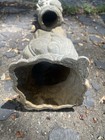 Old Cast Metal Architectural Salvage Connecticut Mega Estate Rail Collar   Base