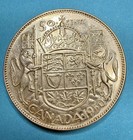 1950 Canada 50 Cents Silver Half Dollar Great Looking Coin