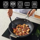 Msmk Titanium And Ceramic Nonstick Wok Pan Lid12 5 Inch Woks Stir Fry Pans