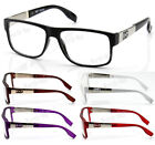 New Mens Womens Clear Lens Eye Glasses Designer Frame Optical Rx Fashion Square
