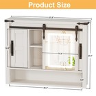 Bathroom Medicine Cabinet With Mirror  Wall Mounted Medicine Cabinet With Col   