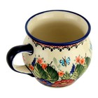 Polish Pottery 16 Oz Bubble Coffee Mug By Zaklady Boleslawiec - Polish Stoneware