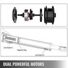Vevor Dual Swing Gate Opener Automatic Gate Opener Heavy Duty 1320lbs  18ft Long