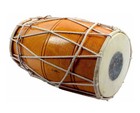 Wedding Kirtan Rope Dholak     Double-headed Drum For Folk And Devotional Music