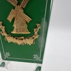 Vintage Green Heineken  Beer Tap Handle Lucite  - Green W Gold Windmill
