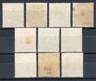 China Republic Sc 297-306 1931 Sun Yat-sen London Print Single Circle Used