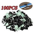 New 100pcs Cable Clips Self-adhesive Cord Wire Holder Management Organizer Clamp