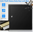 100 Keys Key Lock Box  Anti-theft Key Cabinet With Key Tags  Wall Mount  New   