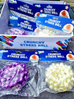 New Crunchy Stress Relief Ball Squeeze Squish Sensory Fidget Toy Pearl - Shiny