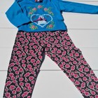 Vintage 90s Girls 3t Floral Cat Outfit Pants Top Scrunchie Set Made Usa