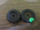 Vintage Tonka Ford Truck Set Of 2 Script Solid Rubber Tire For Parts