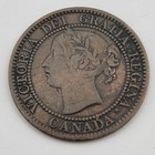 1859 Canadian Large Bronze One Cent Coin    You Buy What You See