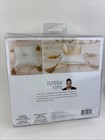 David Tutera  Wedding Ring Pillow White With Gold Tassels