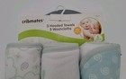 Cribmates 3 Hooded Towels 3 Washcloths Baby Shower Gift Set  Newborn Infant