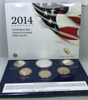 2014 U s  Mint Annual Uncirculated Dollar 6 Coin Set W  American Silver Eagle