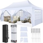 10x20  Pop Up Canopy Heavy Duty Commercial Instant Tent Waterproof Party Gazebo