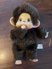 Vintage Monchichi Monchhichi Sucking Thumb 8    Monkey Freckles Plush Toy Jolly