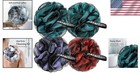 Luxurious Charcoal Loofah Sponge Set - 60g Sponges In Vibrant Colors For Bathing
