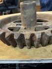 Antique 10    Cast Iron Gear Sprocket Steampunk Industrial Cog Case  Farm Wheel