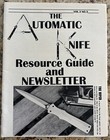 3 Early Issues Automatic Knife Resource Guide Newsletter Vol3 No3  Vol4 No   s2 3