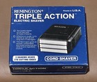 Vintage Remington Triple Action Electric Shaver Pm-750 Tested Works With Box
