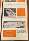 Vtg 1960 Mfg Boats Brochure   Poster  12 Tough Lapstrake Beauties     22  X 17 