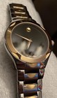 Movado Men   s Luno Sport Black Dial Two-tone Watch - 0606381  1495 00 Msrp 