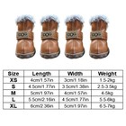 4pcs set Waterproof Pet Snow Boots Soft Dog Rainshoes Winter Pet Dog Shoes
