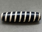 Unique Tibetan Old Agate Dzi Line Healer Medicine Bead Amulet 57mm V08