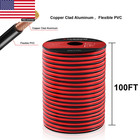 16 Gauge Wire  16awg Automotive Wire Electrical Wire 100ft 2 Conductor Red Black