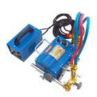 Motorized Pipe Cutter Magnetic Gas Cutting  Machine Torch Burner Beveler 110v