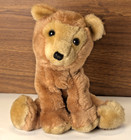 Vintage Dakin San Francisco Teddy Bear Pair     1978 Seated Plush Bears